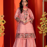 Onion pink plazzo suit