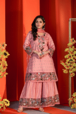 Onion pink plazzo suit