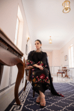 Black suit with net suit - Image 2