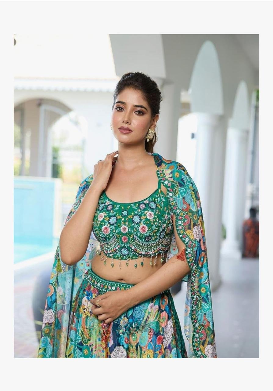 WhatsApp Image 2025-08-04 at 13.47.20 Embroidered Beads and Stones Ready to Wear Lehenga & Blouse With Dupatta - Image 4