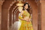 Mustard Floral Sequence Work Lehenga Set - Image 3