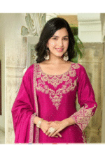 Chinon Rani Color Kurta Set - Image 2