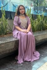 Luma - Lavender embroidered skirt set - Image 2