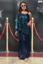 Vesha - Blue sequin one-shoulder coord - Image 2